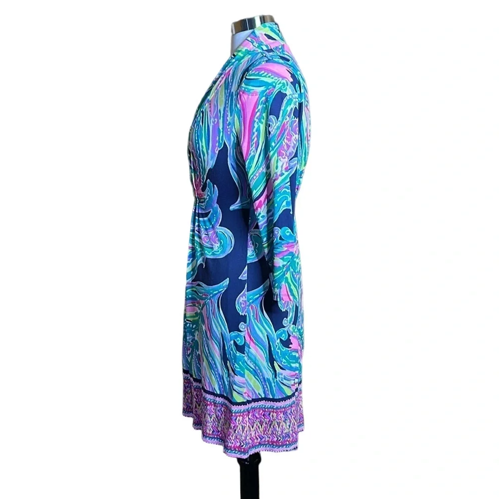 Lilly Pulitzer Margate Don’t Leave Me Hanging Dress Size M - EUC - Picture 3 of 5